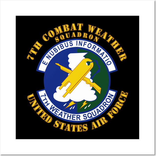 7th Combat Weather Squadron Wall Art by twix123844